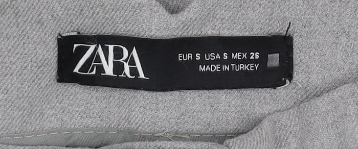 Womens UK Size S Zara   Grey Trousers