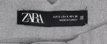 Womens UK Size S Zara   Grey Trousers