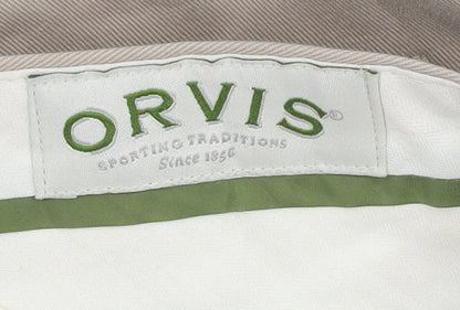 Orvis Men's Beige Chino Trousers Size 35