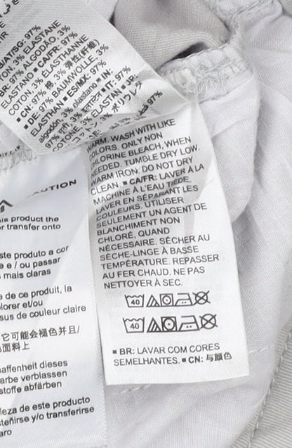 Meraki Men's Grey Cargo Trousers Size 39