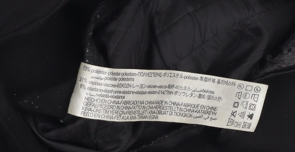 Womens UK Size S Zara   Black Trousers