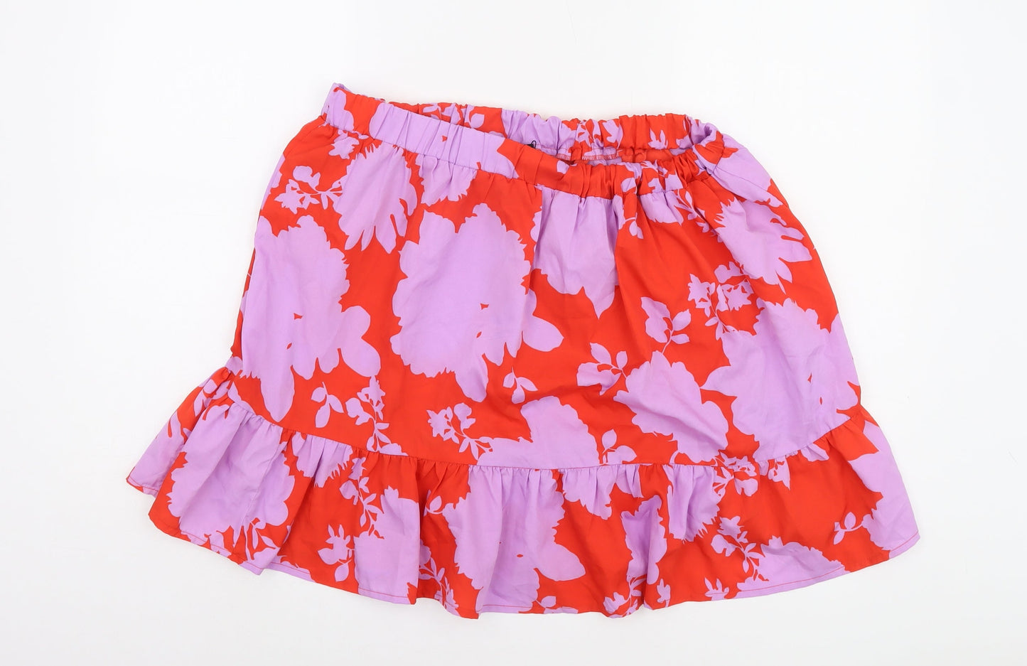 Boohoo Floral Women's Skirt, Size 16, Multicoloured