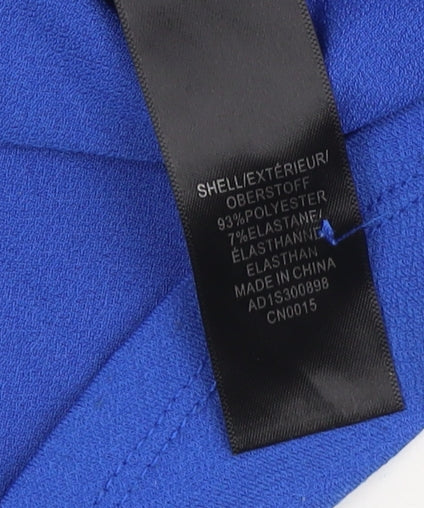 Womens UK Size S Adrianna Papell Blue Basic Blouse