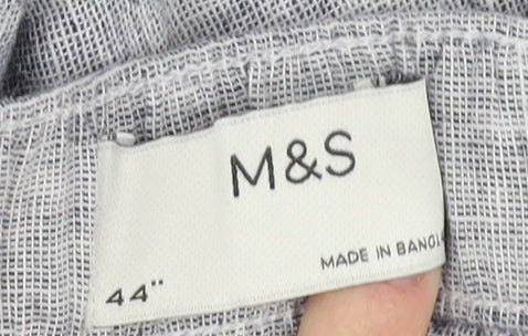 Marks and Spencer Men's Grey Chino Shorts 44