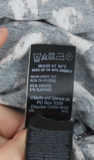 Marks and Spencer Women's Multicoloured Shift Dress, Size 8