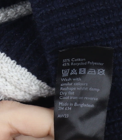 Womens UK Size S John Lewis Blue Pullover Jumper