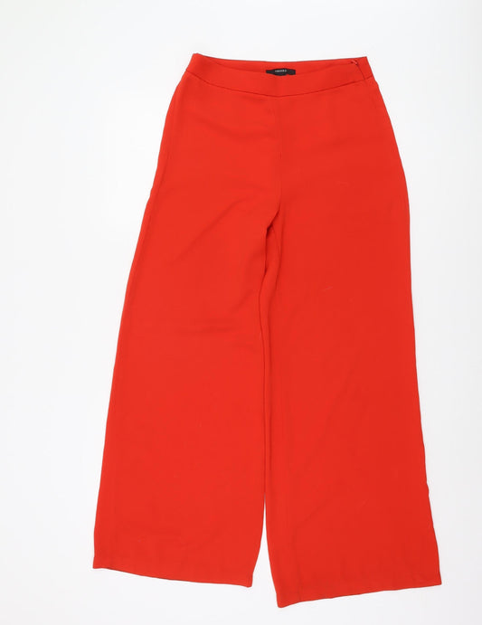Forever 21 Women's Red Wide-Leg Trousers XS
