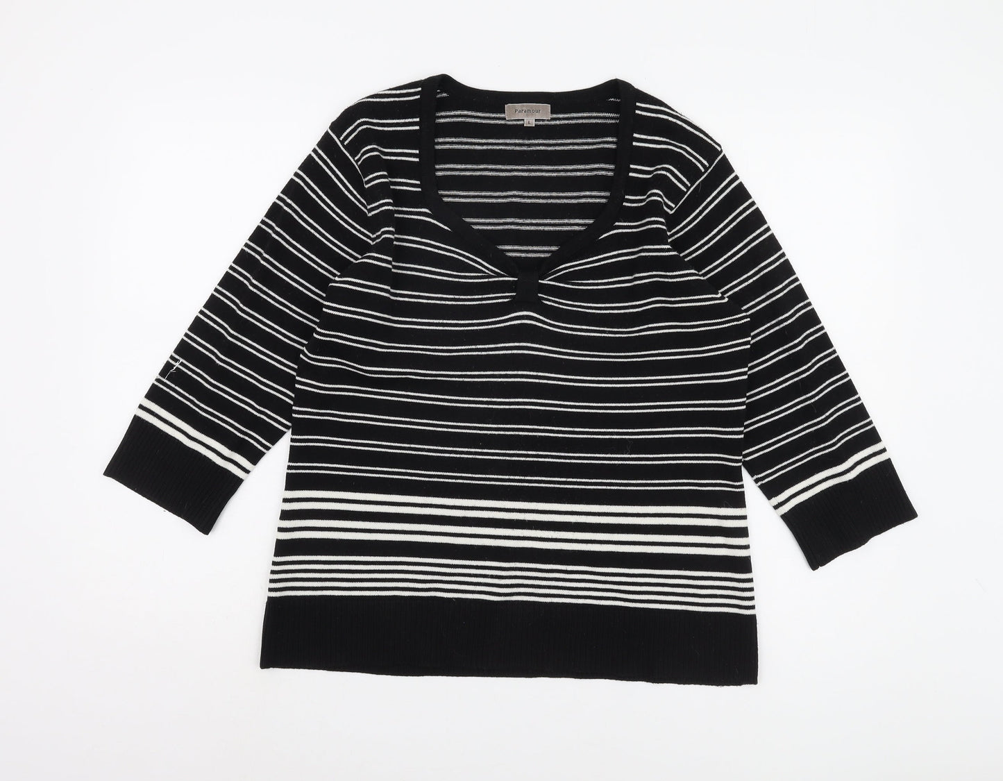 Womens UK Size L Paramour Black Pullover Jumper