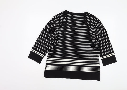 Womens UK Size L Paramour Black Pullover Jumper