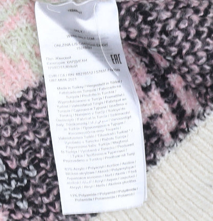 Womens UK Size XS Only Multicoloured Cardigan Jumper