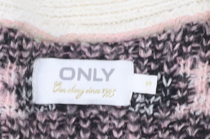 Womens UK Size XS Only Multicoloured Cardigan Jumper