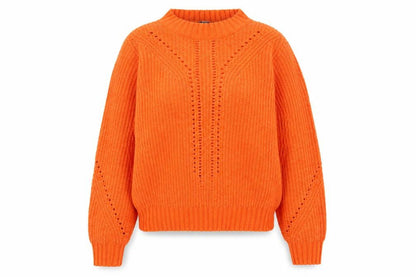 Womens UK Size 18 M&Co Orange Pullover Jumper