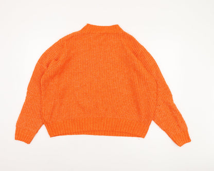 Womens UK Size 18 M&Co Orange Pullover Jumper