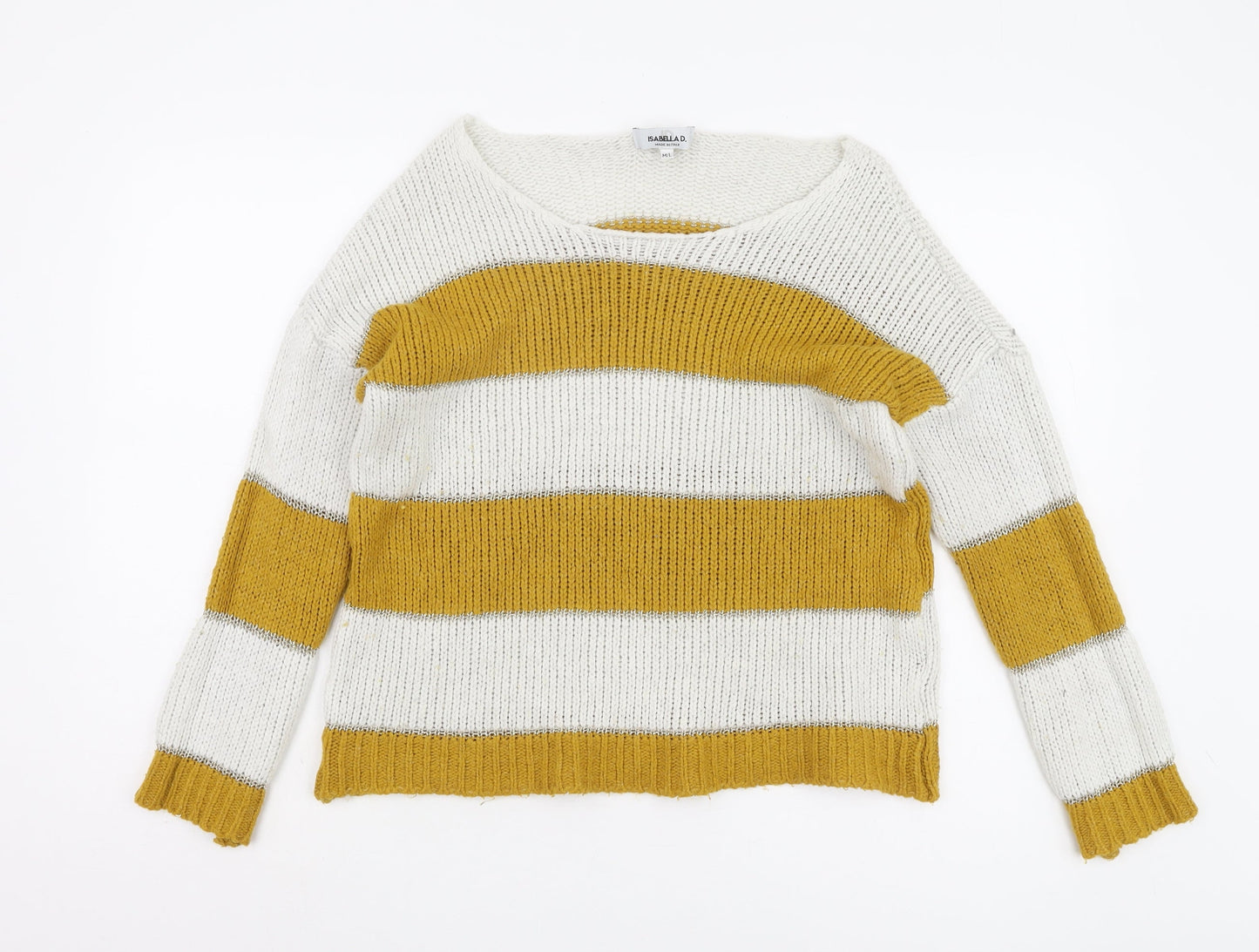 Womens UK Size M/L Isabella D. Multicoloured Pullover Jumper