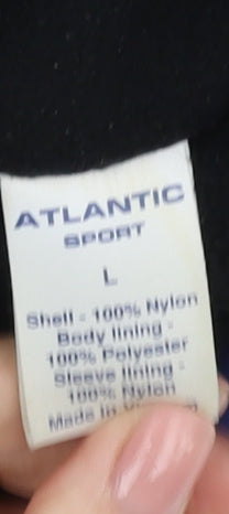 Atlantic Men's Blue Zip-Up Sports Jacket, Size L