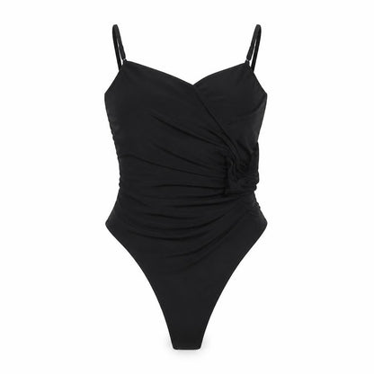 Womens UK Size L Zara  Black Bodysuit