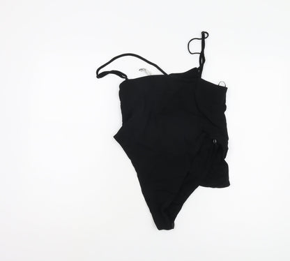Zara Women's Black Bodysuit Size L Sleeveless