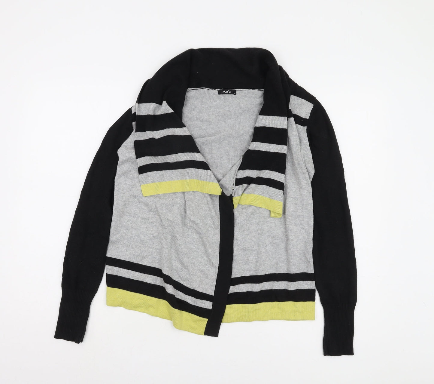Womens UK Size XS M&Co Multicoloured Cardigan Jumper