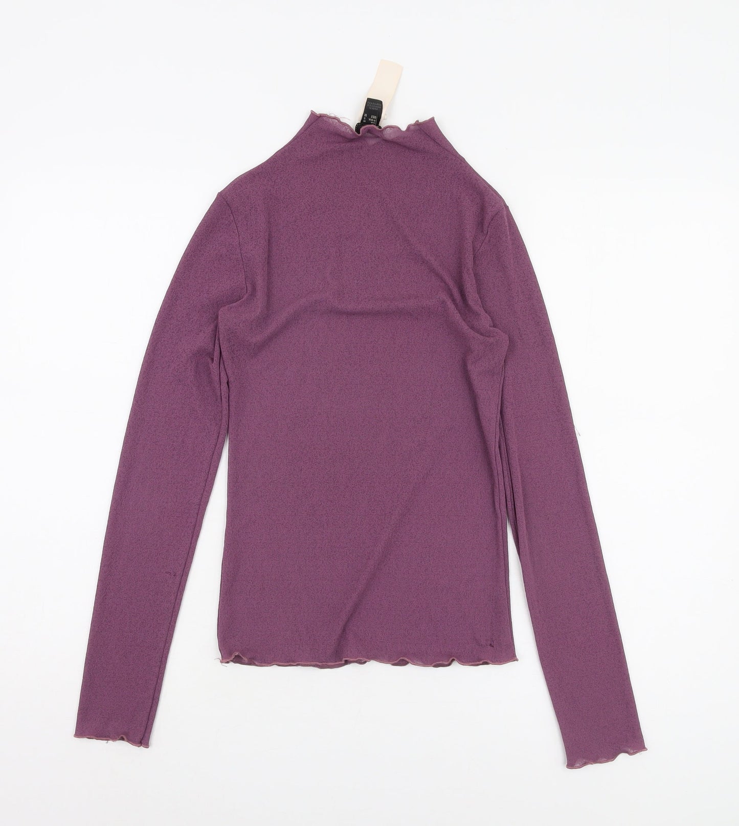 Womens UK Size 10 MNG Purple Basic Blouse