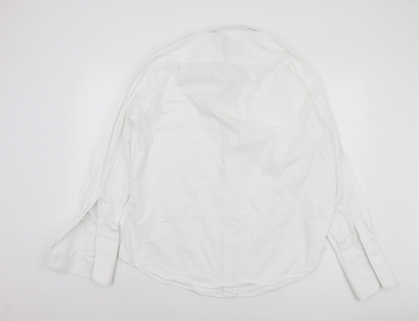 1860 Men's White Long Sleeve Button-Up Shirt