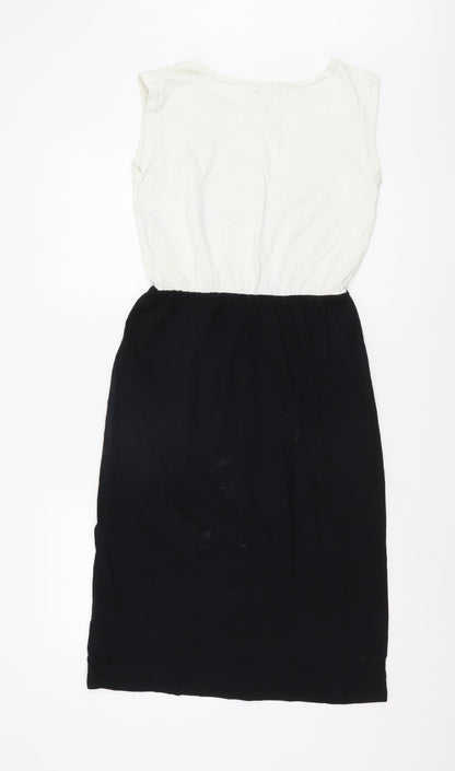 River Island Women’s Black Graphic T-Shirt Dress 10