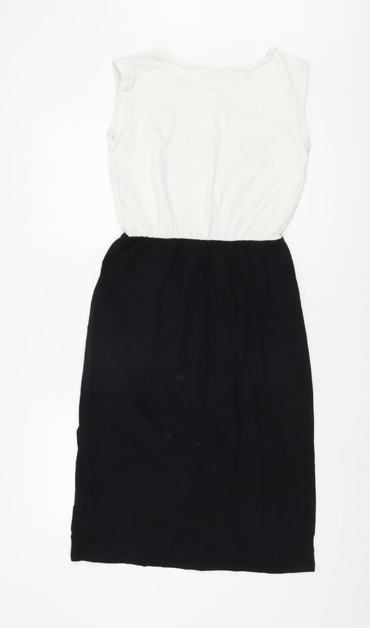 River Island Women’s Black Graphic T-Shirt Dress 10