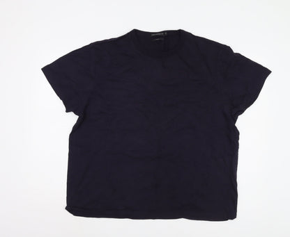 Mens UK Size 2XL French Connection Black  T-Shirt
