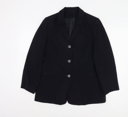 Next Petite Women's Black Blazer UK 12
