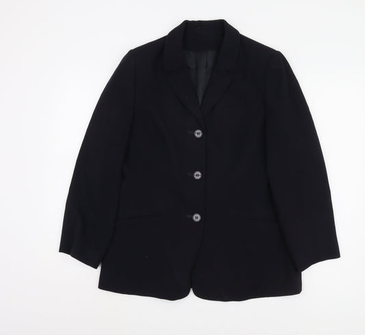 Next Petite Women's Black Blazer UK 12