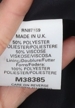 Next Petite Women's Black Blazer UK 12