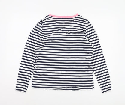 Womens UK Size 12 Marks and Spencer Multicoloured Ringer T-Shirt