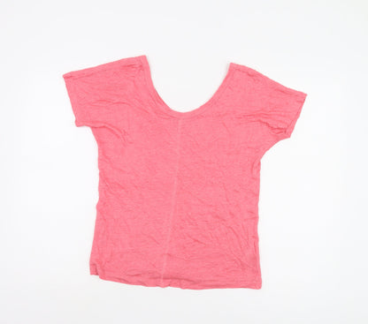 Womens UK Size XS Part Two Pink Basic T-Shirt