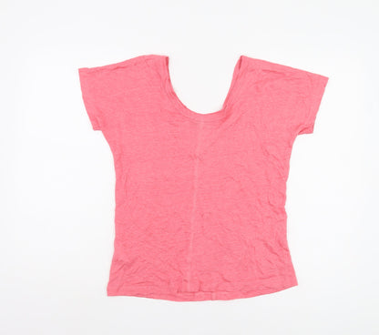 Womens UK Size XS Part Two Pink Basic T-Shirt
