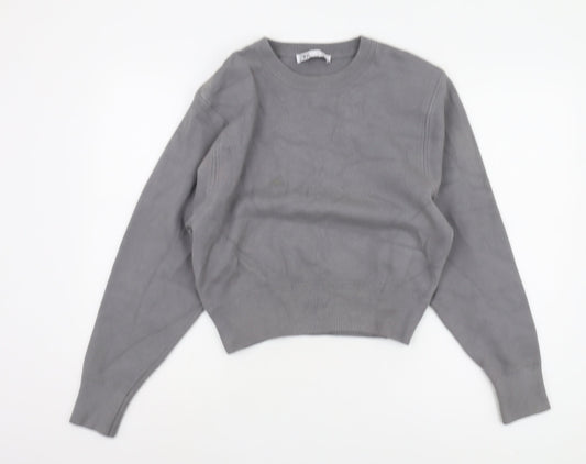 Womens UK Size 12 Zara Grey Pullover Jumper