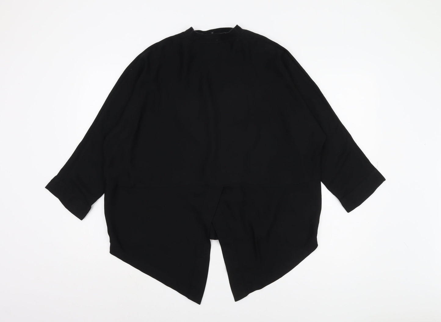 Womens UK Size 10 River Island Black Bomber Jacket