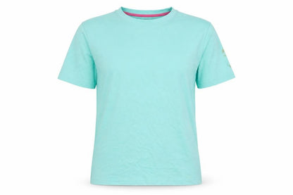Womens UK Size XS Cotton Traders Green Basic T-Shirt