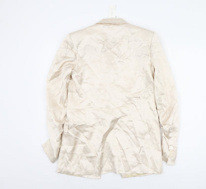 Zara Women's Ivory Blazer XS, Formal, Spring Style