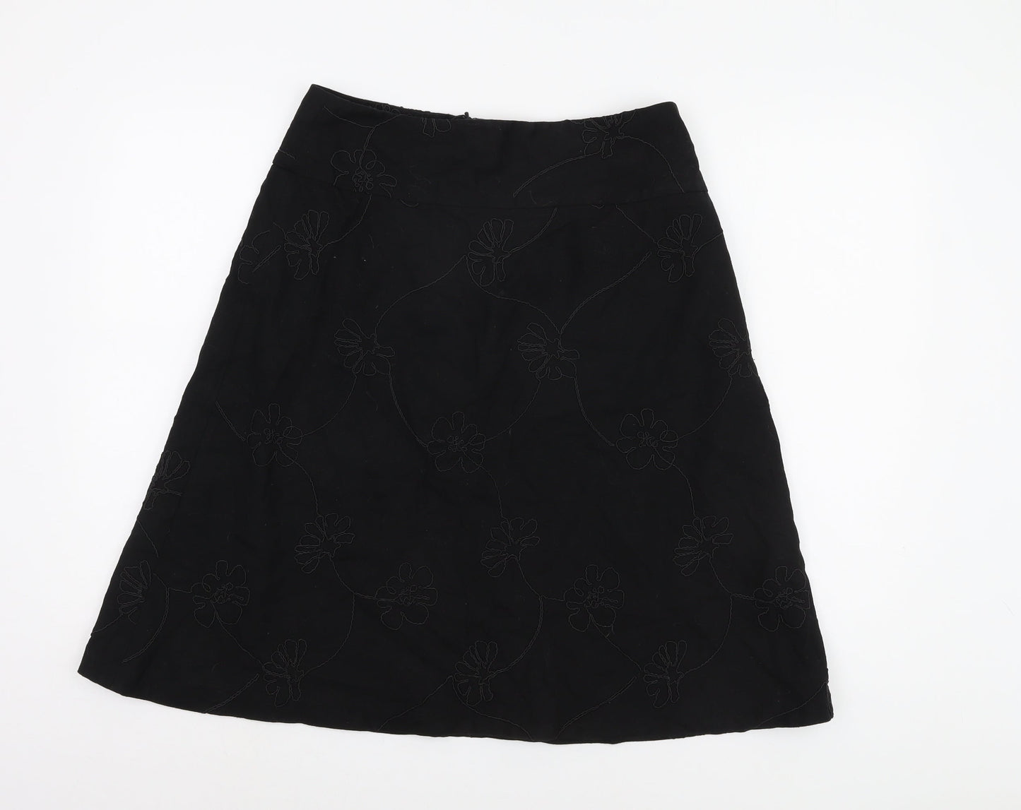 St. Bernard Women's Black A-Line Skirt Size 12