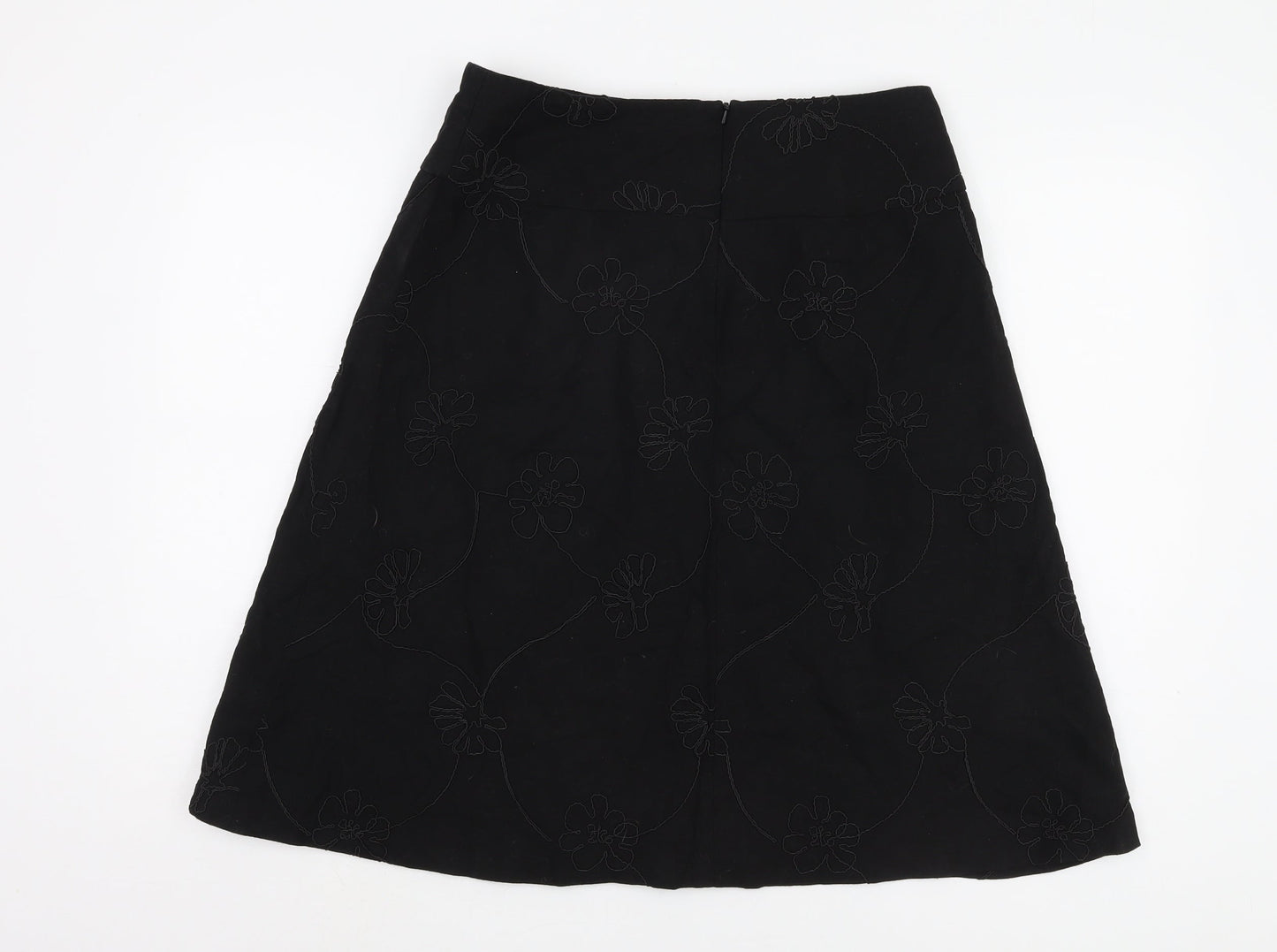 St. Bernard Women's Black A-Line Skirt Size 12