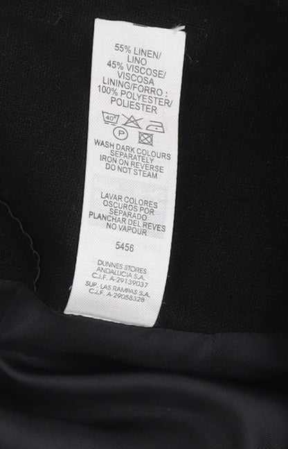 St. Bernard Women's Black A-Line Skirt Size 12