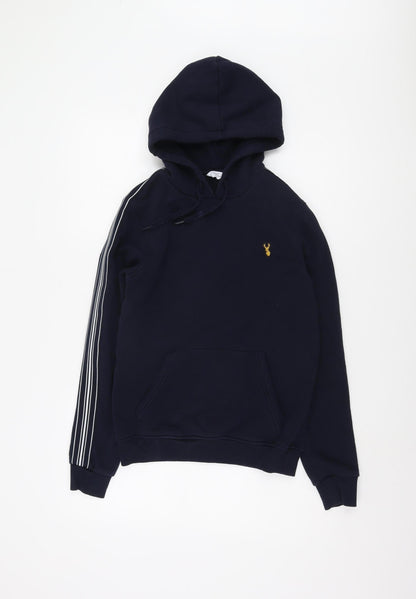 Mens UK Size XS NEXT Blue Pullover Hoodie