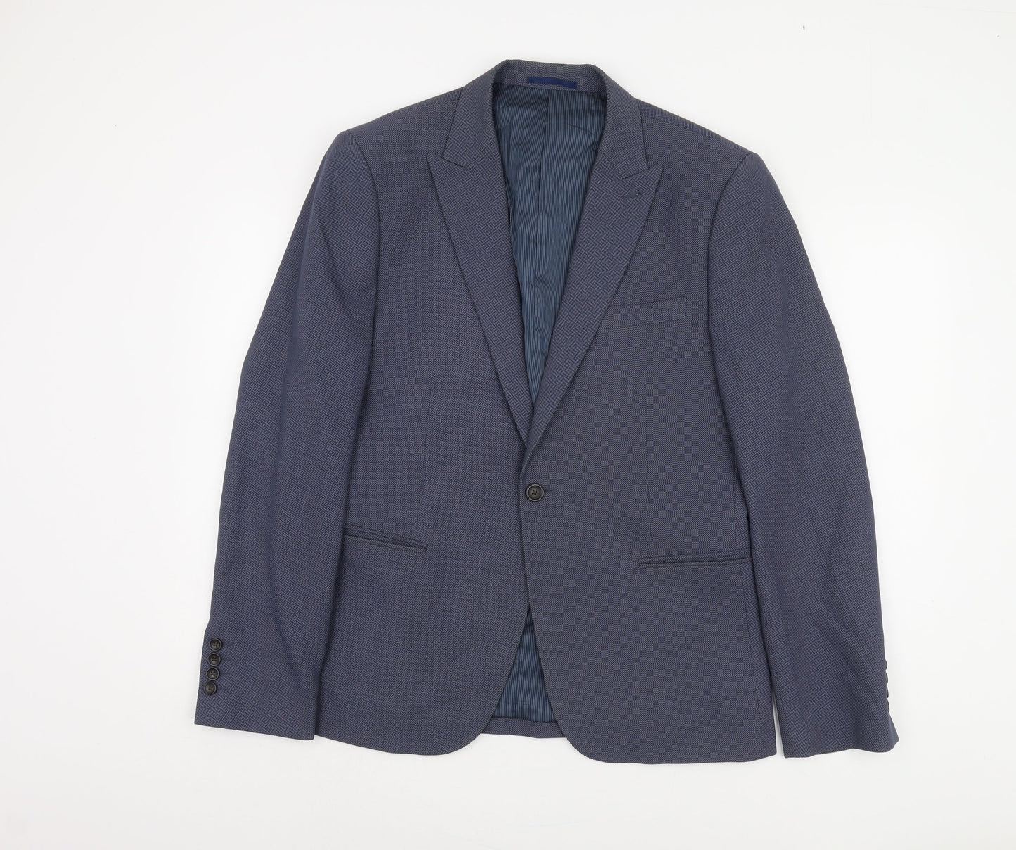 Mens UK Size 42 NEXT Regular Blue Suit Jacket