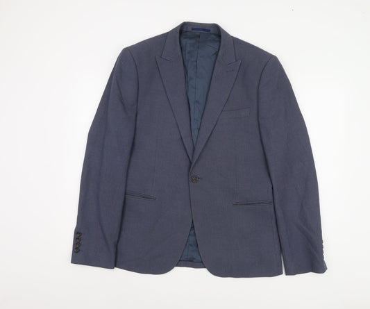 Mens UK Size 42 NEXT Regular Blue Suit Jacket