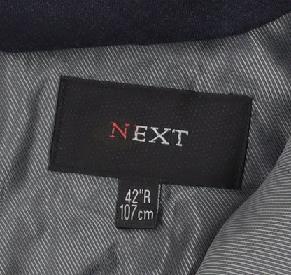 Mens UK Size 42 NEXT Regular Blue Suit Jacket