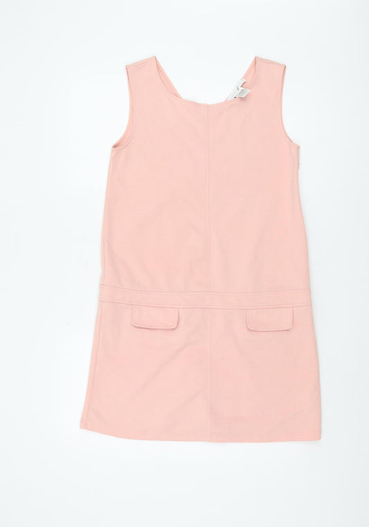 La Redoute Women's Pink Sleeveless Dress - Size 8