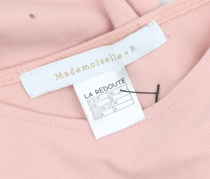 La Redoute Women's Pink Sleeveless Dress - Size 8