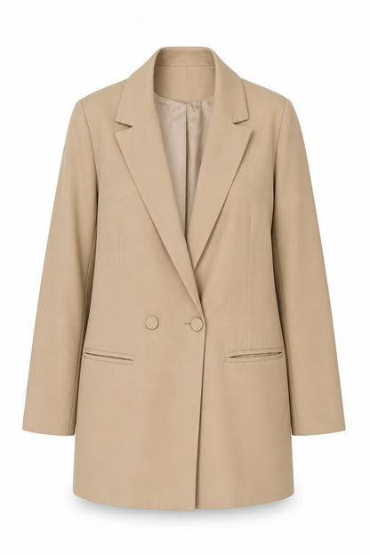 Womens UK Size 8 Missguided  Beige Blazer