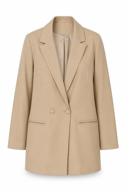 Womens UK Size 8 Missguided  Beige Blazer
