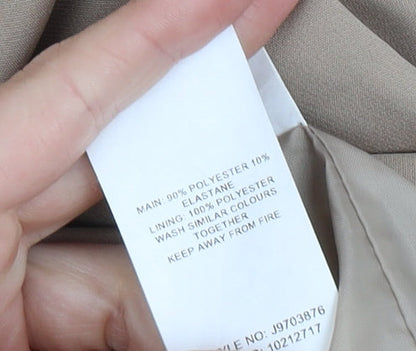 Missguided Women's Beige Blazer Size 8 with Lining