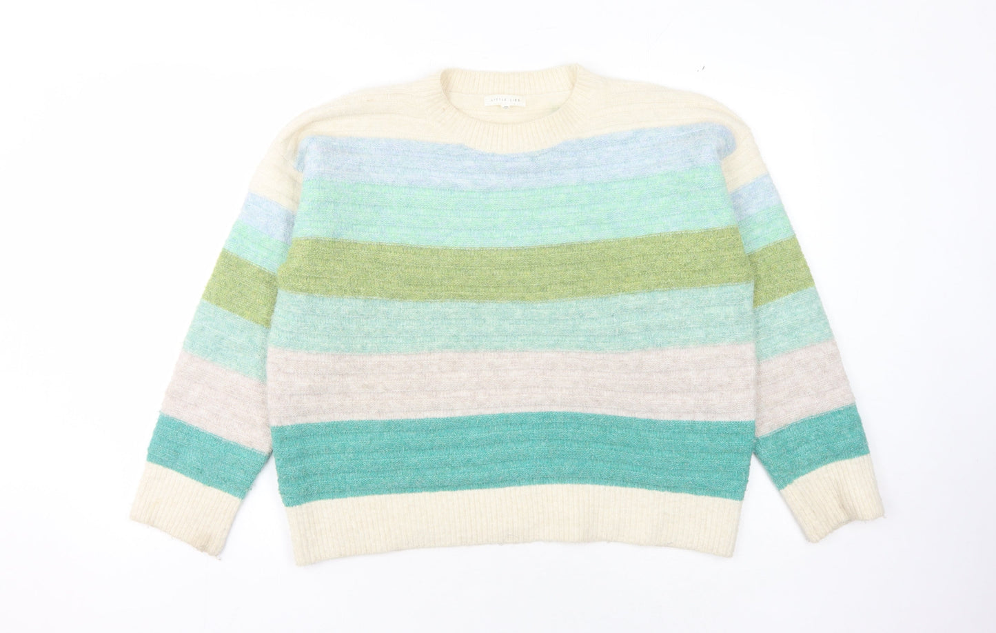 Little Lies Women's Multicoloured Striped Jumper S